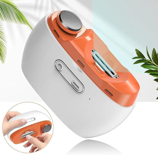 Rechargeable Electric Nail Clipper – 2-in-1 Trim & Polish Tool ✨
